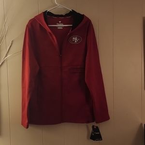 NWT San Francisco 49ers warmup jacket size M